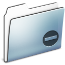 Private Folder Graphite Smooth Icon